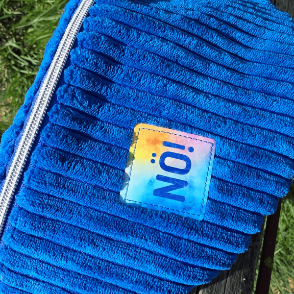 Gürteltasche - "Nö" - Blau Breitcord